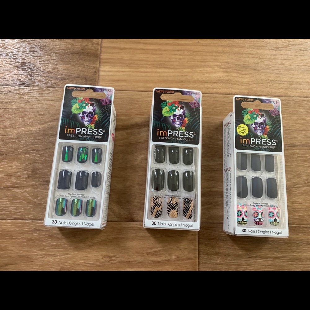 Set of 3 Limited Edition Impress Nail
